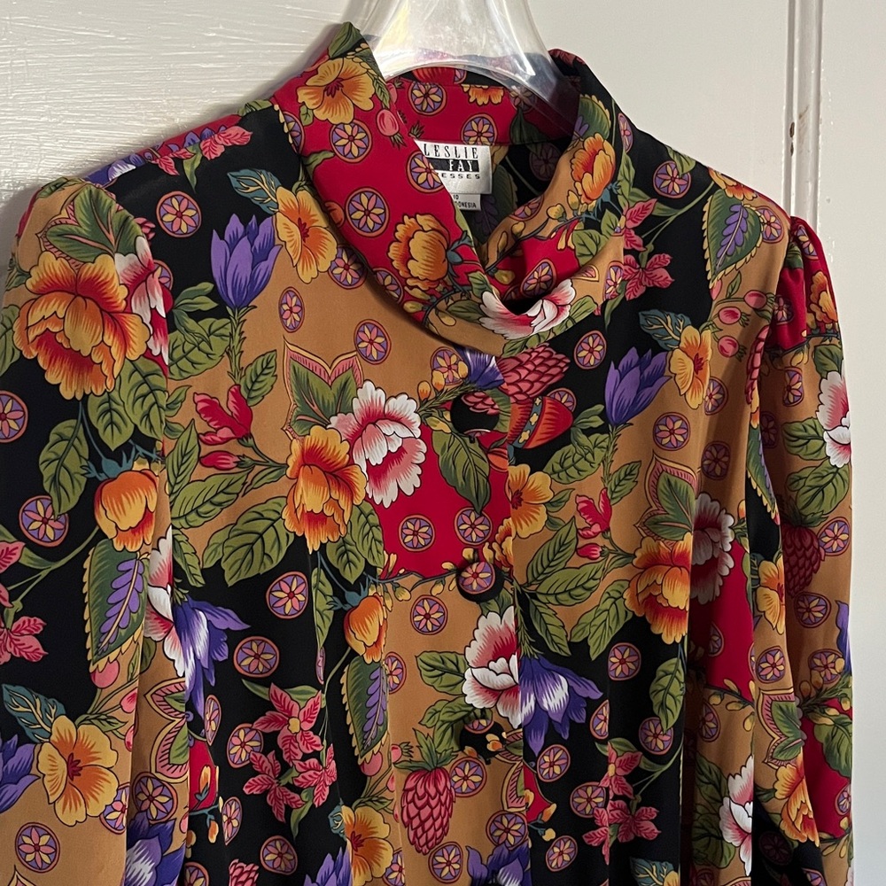 Gorgeous Leslie Fay Vintage summer Dress - Picture 2 of 6